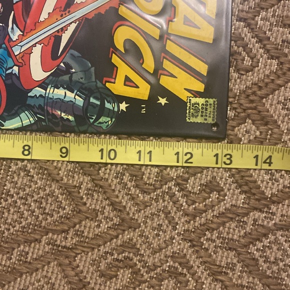 Marvel Captain America & Flash Gordon embossed Tin Metal SIGNS comic book - Picture 16 of 16